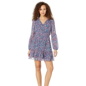 Draper James Floral Smocked Mini Dress